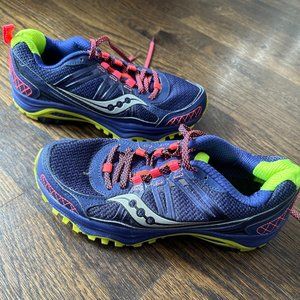 Saucony Running Shoes - Purple & Neon - Women's Size 6 - Never Worn